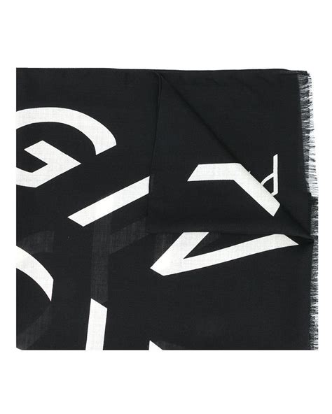 givenchy black silk scarf|Givenchy handkerchief.